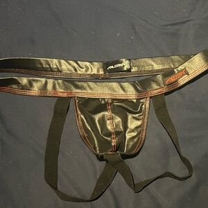 "Falcon" Leather-Look Jock Strap Size XL (looks more like a L)
